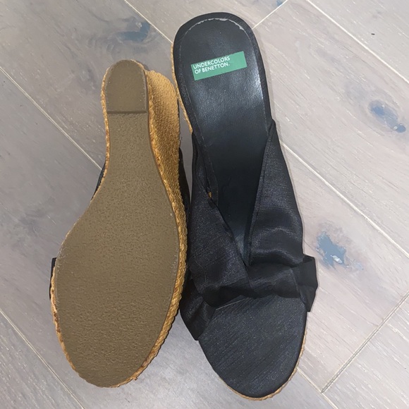 Satin platform espadrille - Picture 6 of 8